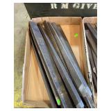 Flat of various files and rasps