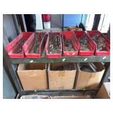 Contents of shelf cast iron spear finials