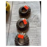 Three milling gear cutters 2 1/2”.