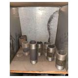 Cubby of galv/black pipe fittings