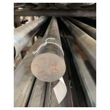 One piece of solid round steel 2 3/4”x6’