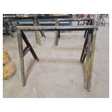 Pair of Heavy Duty 2'×42' Saw Horses