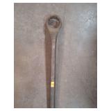 heavy-duty, vintage-style box end or 'tubular' wrench.