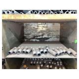 Cubby of galv/black pipe fittings