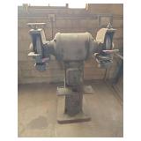 3-Phase Queen City Pedestal Double-End Grinder, 5 HP