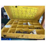 Organization drawers with retaining rings