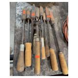 Assorted Vintage Lathe Tool Bits & Wood Handle Turning Tools – Machinist Lot