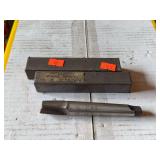 Brown & Sharpe 3/4” HSS End Mill – No.7 Taper Shank – Made in USA – With Storage Case