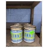 4 cans of Lawn boy special lubricant