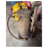 Vintage Metal Pump oiler Tank with Hose & Wand –