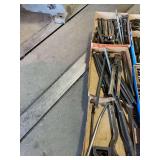 Three boxes of hold downs for milling machines and a crimper.