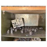 Cubby of galv/black pipe fittings