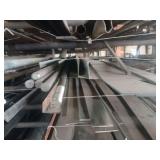 various metal flat bars steel flats misc sizes and lengths