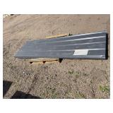 (80) Steel Roofing / Fence Panels – 10ft (L) x 3ft (H) – Gray Coated Metal