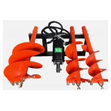 New Raytree Skid Steer Auger Model RMA42 with 3 bits 6', 12',18'