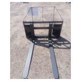 Mower King Skid Steer Forks 4,000 lb Rating