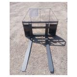 Mower King Skid Steer Forks 4,000 lb Rating