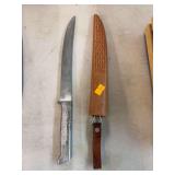 Chuppa Co knife with sheath