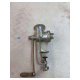 Manual meat grinder