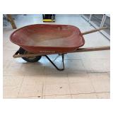 Seymour metal wheelbarrow