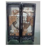 lot contains a vintage Chinese cork diorama (also known as a cork carving or cork sculpture).