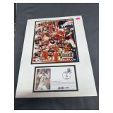 Denver Broncos Super Bowl 33 Champions collage with a post card