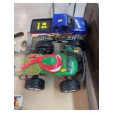 2 toy monster trucks