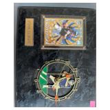 John Elway plaque/clock