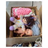 Box of dolls