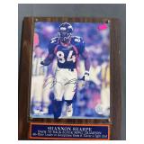 Shannon Sharpe plaque