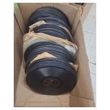 lot contains a box of vintage 78RPM records by various artists