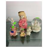 6 wishfairys glass figures