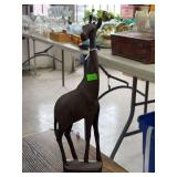 Hand carved giraffe