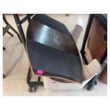 Skill board squatty potty rolling adjustable stand