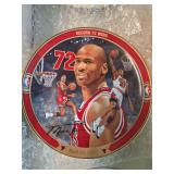 Number 72 basketball plate.