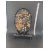 lot contains a vintage Chinese cork diorama, also known as a cork carving or cork sculpture.