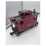 Denver and Rio Grande Western number 0506G scale ￼ bobber ￼ caboose