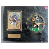 John Elway plaque/clock