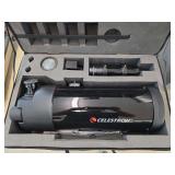 Celestron telescope.
