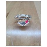 Glass diamond decor.