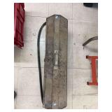 Metal box with handle, and misc hand tools
