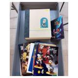 Walt Disney collectors society sketch booklets and case