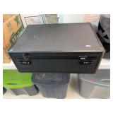 Vaultz lock box (code unknown) Halloween decor and documentation holder