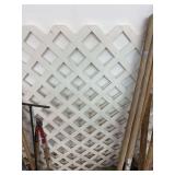 (3) 48” x 96” synthetic lattice sections