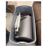 Large tote with household items