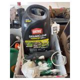 Box of Weed killer and plant food