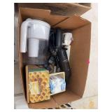 Water pitcher, waffle maker, small vacuum