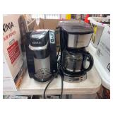 Better Crocker coffee pot and small keurig