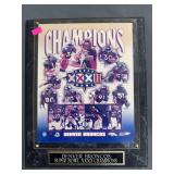 Denver Broncs Super Bowl XXXII Champion collage plaque