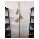 vintage Mid-Century Modern tension pole lamp